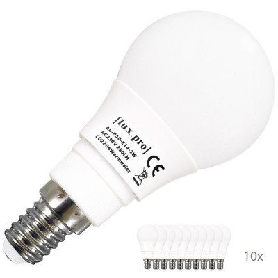 lux.pro - 10er Pack 3W LED Energiesparleuchten E14 für je Set 10,79€ lux.pro 10er Pack 3W LED Energiesparleuchten E14 für je Set 10,79€