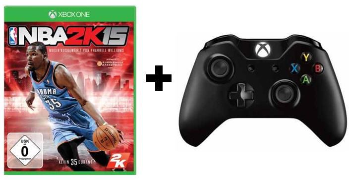 Xbox One Wireless Controller + XBOX ONE Game: NBA2K15 zusammen für 79€ Xbox One Wireless Controller + XBOX ONE Game: NBA2K15 zusammen für 79€