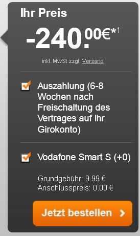 Vodafone Smart S Vertrag - Einsteiger Kost-nix Vertrag mit 20€ Gewinn - Update Vodafone Smart S Vertrag Einsteiger Kost nix Vertrag mit 20€ Gewinn Update