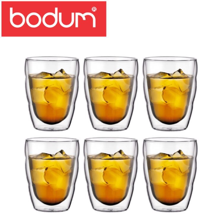 BODUM Pilatus - Set aus 6 doppelwandigen Gläsern a 0,25l für 30,90€ - Update! BODUM Pilatus Set aus 6 doppelwandigen Gläsern a 0,25l für 30,90€ Update!