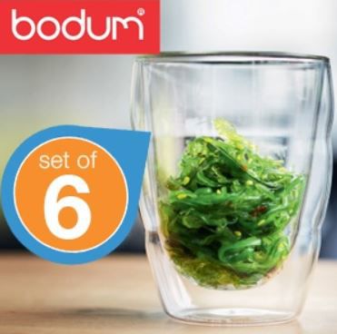 BODUM Pilatus - Set aus 6 doppelwandigen Gläsern a 0,25l für 30,90€ - Update! BODUM Pilatus Set aus 6 doppelwandigen Gläsern a 0,25l für 30,90€ Update!
