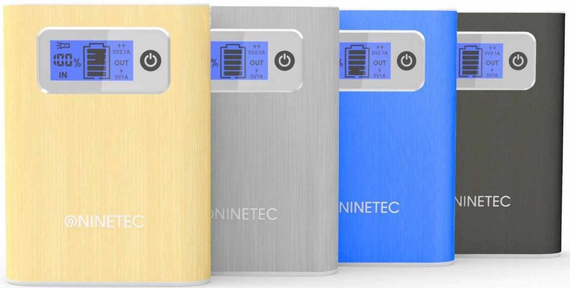 NINETEC NT-565 - 13.000mAh Power Bank mobiler Akku für Smartphones, Tablets etc. für je 24,99€ - wieder da NINETEC NT 565 13.000mAh Power Bank mobiler Akku für Smartphones, Tablets etc. für je 24,99€ wieder da
