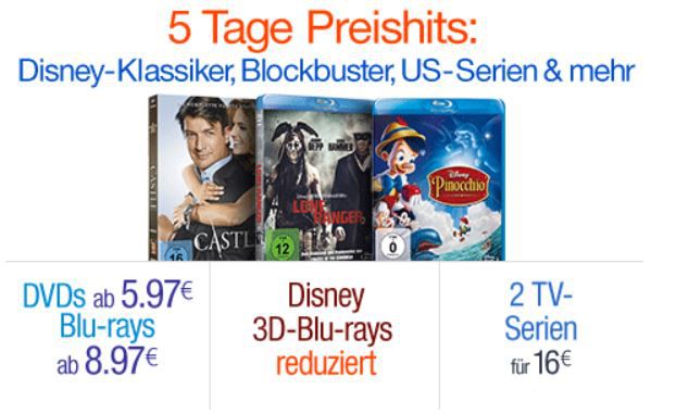 Duopacks und Komplettboxen reduziert bei den Amazon 5 Tage Preishits Duopacks und Komplettboxen reduziert bei den Amazon 5 Tage Preishits
