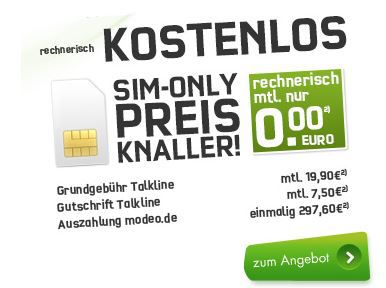 Telekom Talk Easy mit 100Freiminuten 3000 SMS und 200MB Flat effektiv KOSTENLOS! Telekom Talk Easy mit 100Freiminuten 3000 SMS und 200MB Flat effektiv KOSTENLOS!