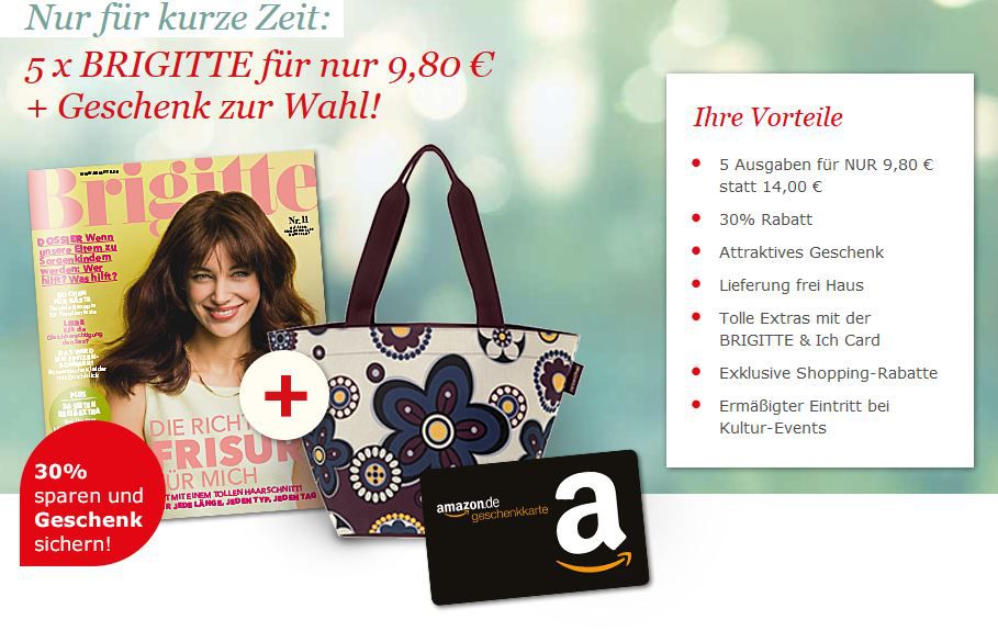 BRIGITTE 5 Ausgaben effektiv mit 0,20€ Gewinn Brigiite BRIGITTE 5 Ausgaben effektiv mit 0,20€ Gewinn