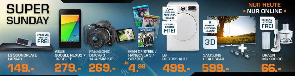 SAMSUNG UE40F6640 - 40 Zoll 3D TV für 599€ und mehr Saturn Super Sunday Angebote SAMSUNG UE40F6640 40 Zoll 3D TV für 599€ und mehr Saturn Super Sunday Angebote