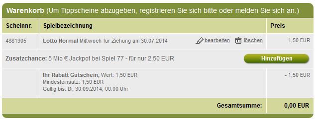 Tipp24 - mit 1 Gratistipp 6aus49 für Neukunden - Update Tipp24 mit 1 Gratistipp 6aus49 für Neukunden Update