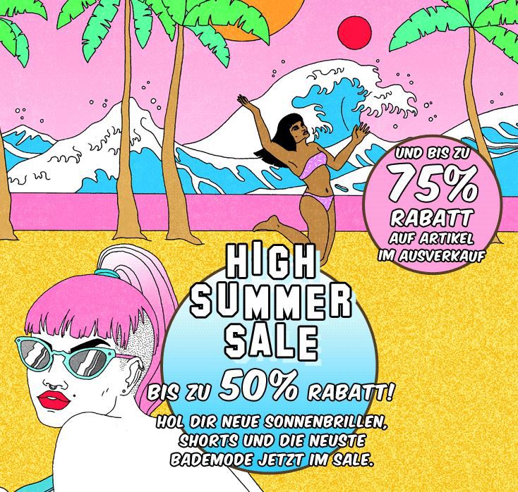 Urban Outfitters - Summer Sale mit bis zu 50% Rabatt und 75% Rabatt auf Ware im Ausverkauf + Gutscheine Urban Outfitters Summer Sale mit bis zu 50% Rabatt und 75% Rabatt auf Ware im Ausverkauf + Gutscheine