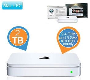 Apple Time Capsule MD032 mit eingebauter 2TB HDD für 155,90€ Apple Time Capsule MD032 mit eingebauter 2TB HDD für 155,90€