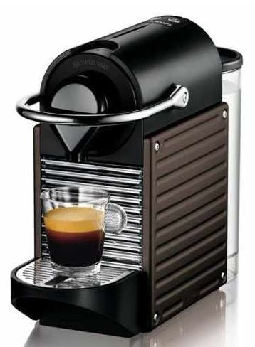 Krups XN3008 Nespresso Pixie dunkelbraun für 89€ Krups XN3008 Nespresso Pixie dunkelbraun für 89€