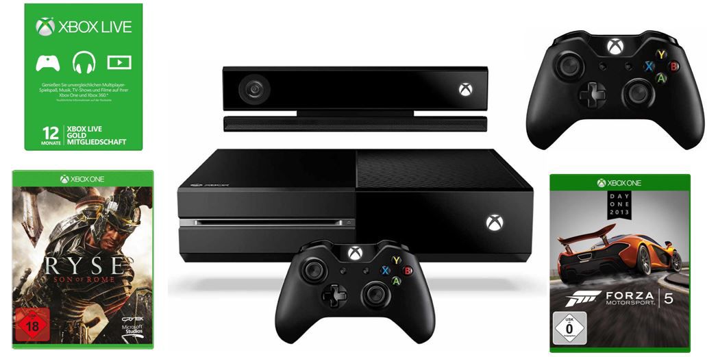 Xbox One Konsole + Kinect für 399€ + mehr beim Tag 5 der Amazon Gamescom Angebote Xbox One Konsole + Kinect für 399€ + mehr beim Tag 5 der Amazon Gamescom Angebote