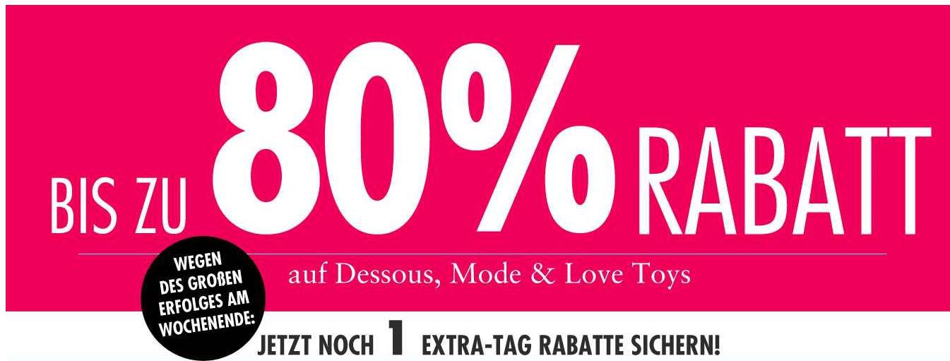 Beate Uhse bis zu 80% Rabatt + 20% Gutschein - Update Beate Uhse bis zu 80% Rabatt + 20% Gutschein Update