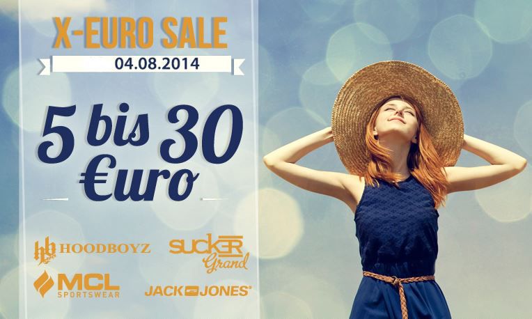 Jack & Jones, Hoodboyz, Sucker Grand und MCL Sportsware im X-EURO Sale von 5 bis 30€ - Update! Jack & Jones, Hoodboyz, Sucker Grand und MCL Sportsware im X EURO Sale von 5 bis 30€ Update!