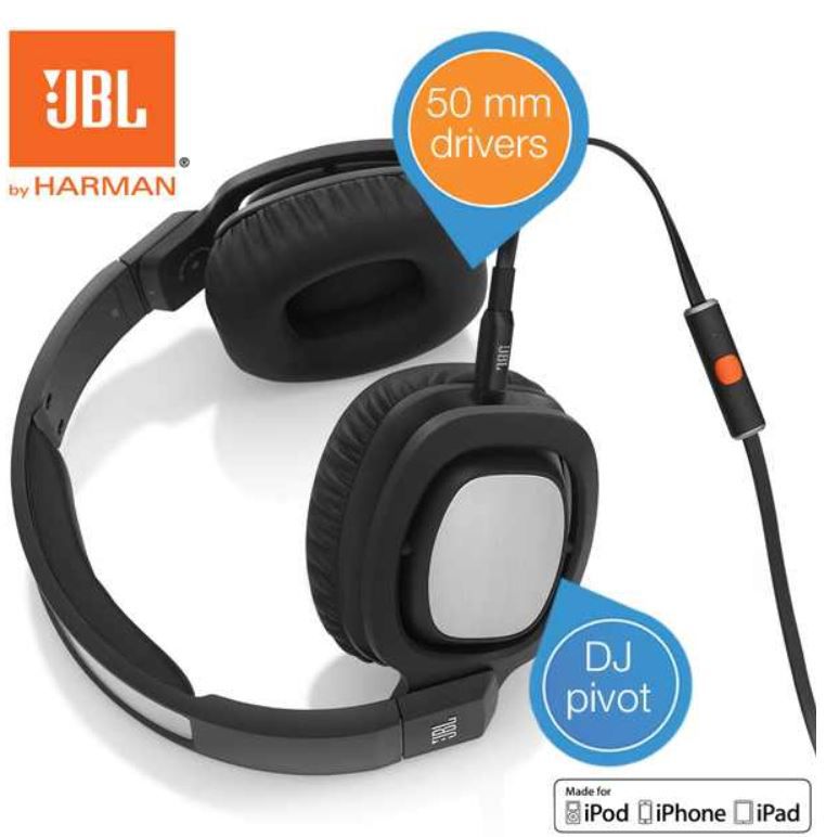 JBL Harman J88i - Premium Over Ear Kopfhörer mit DJ Pivot Ohrmuscheln für 45,90€ JBL Harman J88i Premium Over Ear Kopfhörer mit DJ Pivot Ohrmuscheln für 45,90€