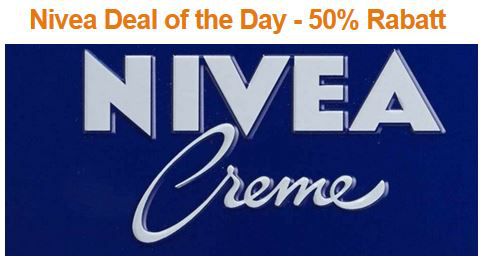 Nivea Deal of the Day - 50% Rabatt auf ausgewählte Nivea Produkte @Amazon - Update Nivea Deal of the Day 50% Rabatt auf ausgewählte Nivea Produkte @Amazon Update
