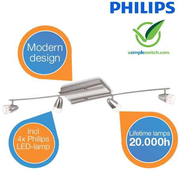 Philips 40738/17/16 - InStyle Deckenleuchte statt 299€ für 128,90€ Philips 40738/17/16 InStyle Deckenleuchte statt 299€ für 128,90€