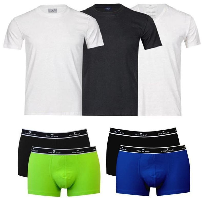 Tom Tailor - T-Shirts oder Boxershorts im 4er Pack für nur 19,95€ Tom Tailor T Shirts oder Boxershorts im 4er Pack für nur 19,95€