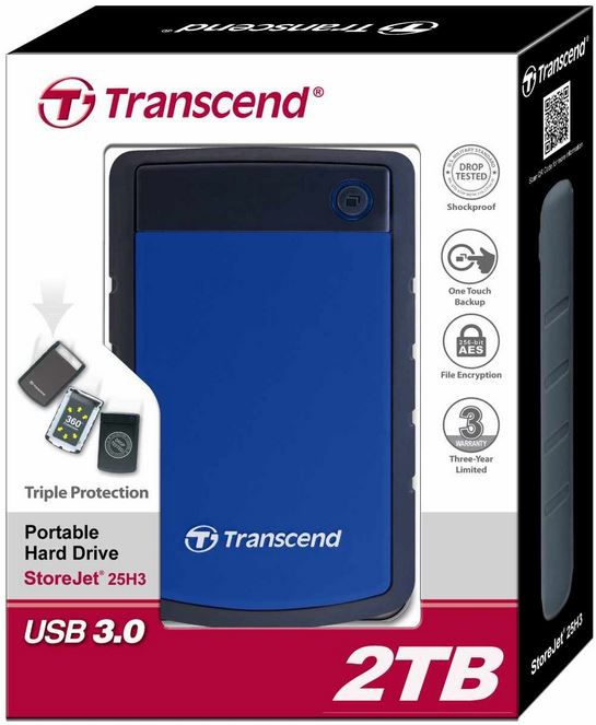 Transcend StoreJet H3B - externe 2TB Festplatte mit Anti-Shock-Technologie für 89,99€ - Update! Transcend StoreJet H3B externe 2TB Festplatte mit Anti Shock Technologie für 89,99€ Update!
