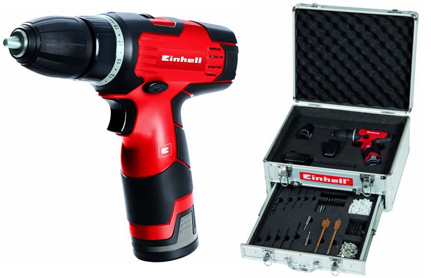 Einhell TH-CD 12-2 - LI Akku Bohrschrauber Kit + zweiter Akku und reichlich Zubehör für 79,99€ Einhell TH CD 12 2 LI Akku Bohrschrauber Kit + zweiter Akku und reichlich Zubehör für 79,99€