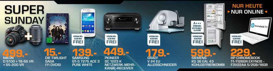 Nikon D5100 - Digitalkamera im KIT 18-55 VR + 55-200 VR ab 499€ und mehr Saturn Super Sunday Angebote Nikon D5100 Digitalkamera im KIT 18 55 VR + 55 200 VR ab 499€ und mehr Saturn Super Sunday Angebote