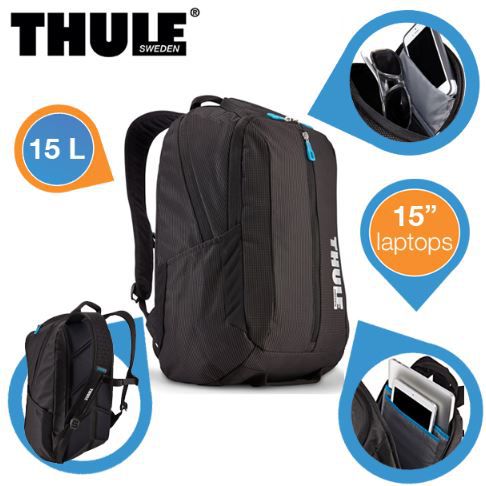 Thule TCBP-317 BLKDB - 15 Thule TCBP 317 BLKDB 15 Laptop Rucksack mit 25 Jahre Garantie für 45,90€