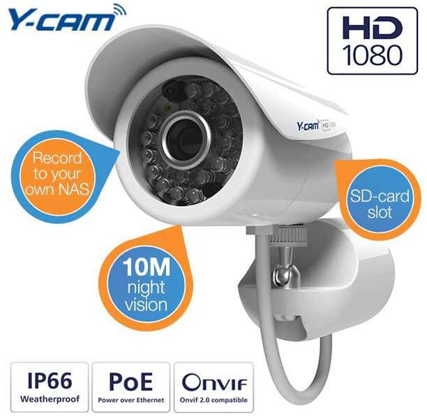 Y-Cam Bullet HD 1080 2. Generation - 1080p Outdoor Überwachungskamera für 175,90€ Y Cam Bullet HD 1080 2. Generation 1080p Outdoor Überwachungskamera für 175,90€