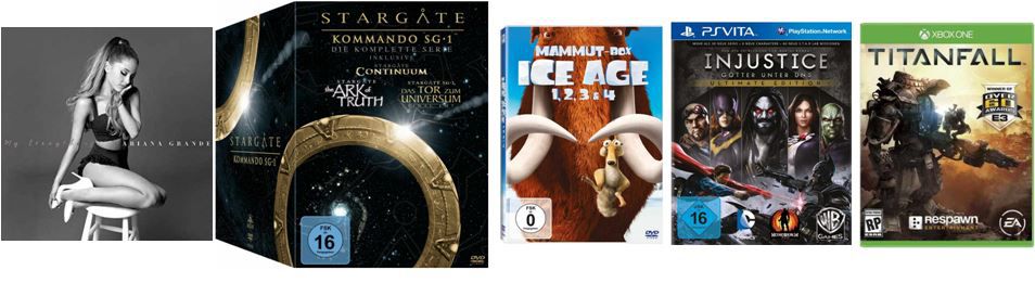 Stargate Kommando SG-1 - Die komplette Serie für 59,97€ und andere günstige DVDs, MP3, Games & Blu-rays @digitale Herbstschnäppchen- Update! Stargate Kommando SG 1 Die komplette Serie für 59,97€ und andere günstige DVDs, MP3, Games & Blu rays @digitale Herbstschnäppchen Update!