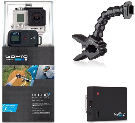 GoPro Actionkamera Hero3+ Black Endurance Set für 399€ GoPro Actionkamera Hero3+ Black Endurance Set für 399€
