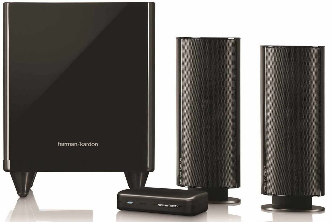 Harman Kardon HKTS 200 BQ - 2.1 Anlage mit wireless aktiv Subwoofer für 329€ Harman Kardon HKTS 200 BQ 2.1 Anlage mit wireless aktiv Subwoofer für 329€