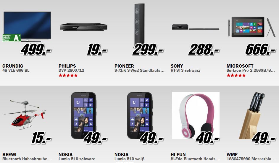 Media Markt Restposten Aktion: z.B. GRUNDIG 48 VLE 666 BL - 48 Zoll 3D Wlan Smart TV für 499€ Media Markt Restposten Aktion: z.B. GRUNDIG 48 VLE 666 BL 48 Zoll 3D Wlan Smart TV für 499€