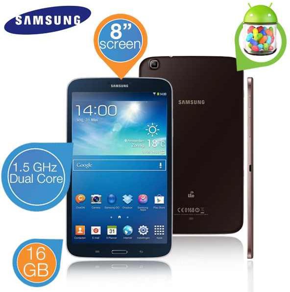 Samsung Galaxy Tab 3 8.0 mit 1,5-GHz-Dual-Core-Prozessor, 8 Samsung Galaxy Tab 3 8.0 mit 1,5 GHz Dual Core Prozessor, 8 Bildschirm und 16 GB Speicher für 145,90€