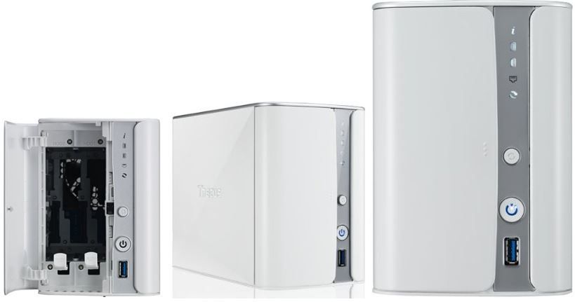 Thecus N2520 - 2-Bay Gigabit NAS System mit Mediaplayer für 99€ Thecus N2520 2 Bay Gigabit NAS System mit Mediaplayer für 99€