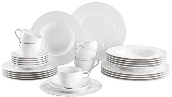 XXXL Shop mit guten Haushaltsschnäppchen - Villeroy & Boch 30 teiliges Geschirr Set Basic White statt 178 ab 99€ XXXL Shop mit guten Haushaltsschnäppchen Villeroy & Boch 30 teiliges Geschirr Set Basic White statt 178 ab 99€