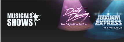 DIRTY DANCING und STARLIGHT EXPRESS Musical Tickets ab 9Uhr bei Vente Privee! DIRTY DANCING und STARLIGHT EXPRESS Musical Tickets ab 9Uhr bei Vente Privee!