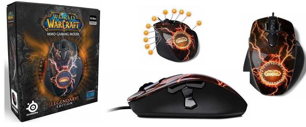 SteelSeries - World of Warcraft MMO Gaming Maus - Legendary Edition für 19,90€ - Update SteelSeries World of Warcraft MMO Gaming Maus Legendary Edition für 19,90€ Update