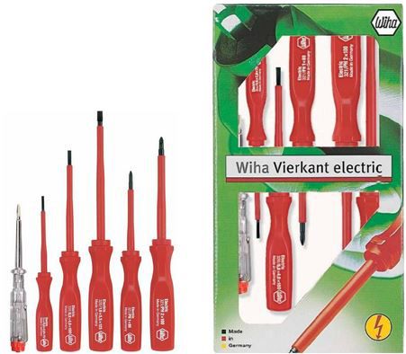 Wiha 05631 - VDE-Schraubendreher Satz 6tlg. mit Schlitz/Kreuzschlitz für nur 9,59€ - Update Wiha 05631 VDE Schraubendreher Satz 6tlg. mit Schlitz/Kreuzschlitz für nur 9,59€ Update
