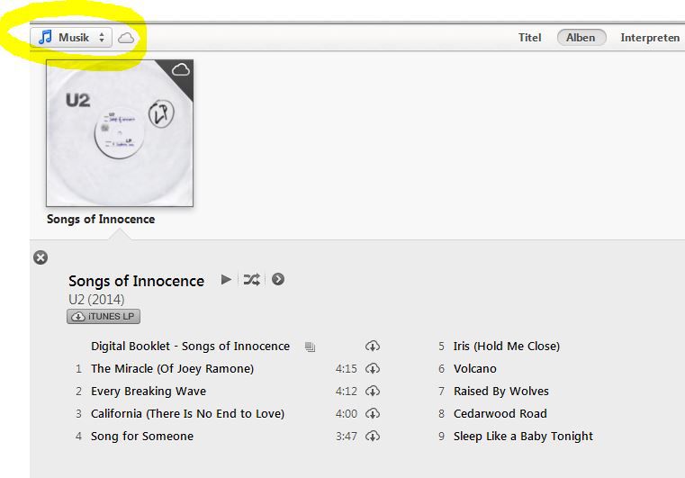 Kostenlos! U2 Album: Songs of Innocence im iTunes download - Update! Kostenlos! U2 Album: Songs of Innocence im iTunes download Update!
