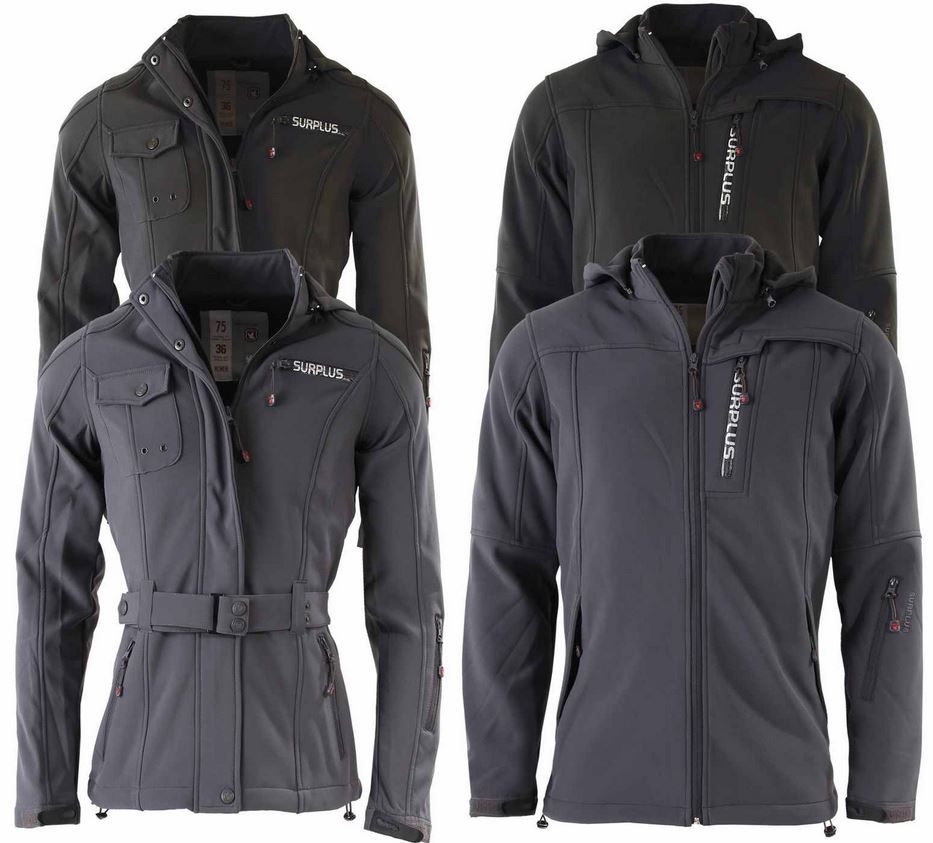 # SURPLUS Raw Vintage Beast - Damen und Herren Softshell Jacken für je 29,90€ # SURPLUS Raw Vintage Beast Damen und Herren Softshell Jacken für je 29,90€