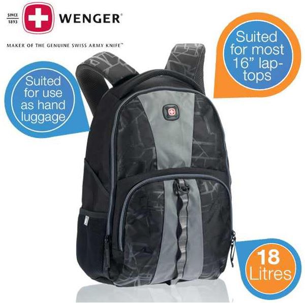 Wenger Bronze Laptop Rucksack - geeignet als Handgepäck für Laptops bis 16 Wenger Bronze Laptop Rucksack geeignet als Handgepäck für Laptops bis 16 Zoll ab 25,90€