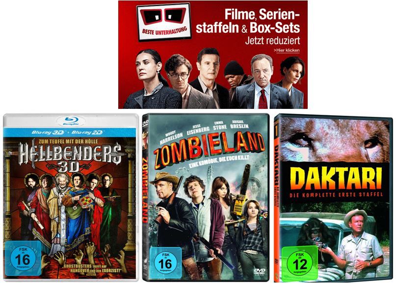Filme, TV-Serien & Boxsets zum Sonderpreis und mehr Amazon DVD und Blu-ray Angebote - Update! Filme, TV Serien & Boxsets zum Sonderpreis und mehr Amazon DVD und Blu ray Angebote Update!