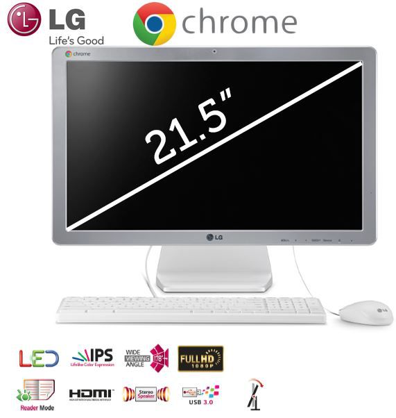 LG IPS CHROMEBASE 22V241 - All in One PC mit Intel Celeron 2955U und 16GB SSD für 308,90€ LG IPS CHROMEBASE 22V241 All in One PC mit Intel Celeron 2955U und 16GB SSD für 308,90€