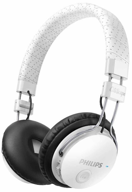 Philips SHB8000WT/00 CitiScape Foldie - Bluetooth Stereo Kopfhörer mit Mikrofon für 29,99€ Philips SHB8000WT/00 CitiScape Foldie Bluetooth Stereo Kopfhörer mit Mikrofon für 29,99€