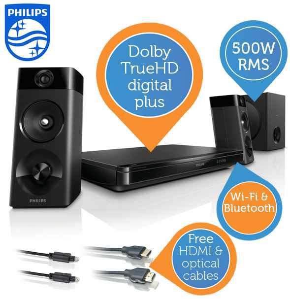 Philips HTB5255D - 2.1 Home 3D Blu-Ray Theater für 208,90€ Philips HTB5255D 2.1 Home 3D Blu Ray Theater für 208,90€