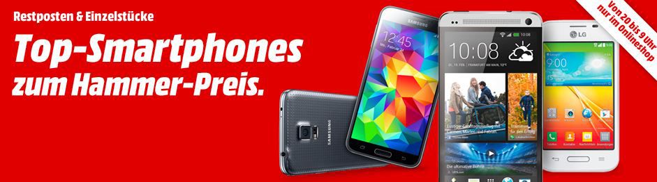 Apple iPhones 5S für 419€ - HTC One M7 32GB für 279€ - Top Smartphones im Media Markt Ausverkauf Apple iPhones 5S für 419€ HTC One M7 32GB für 279€ Top Smartphones im Media Markt Ausverkauf