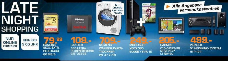 SANDISK Ultra SSD mit 256GB für 95€ – und mehr Saturn Late Night Sale Angebote - Update SANDISK Ultra SSD mit 256GB für 95€ – und mehr Saturn Late Night Sale Angebote Update