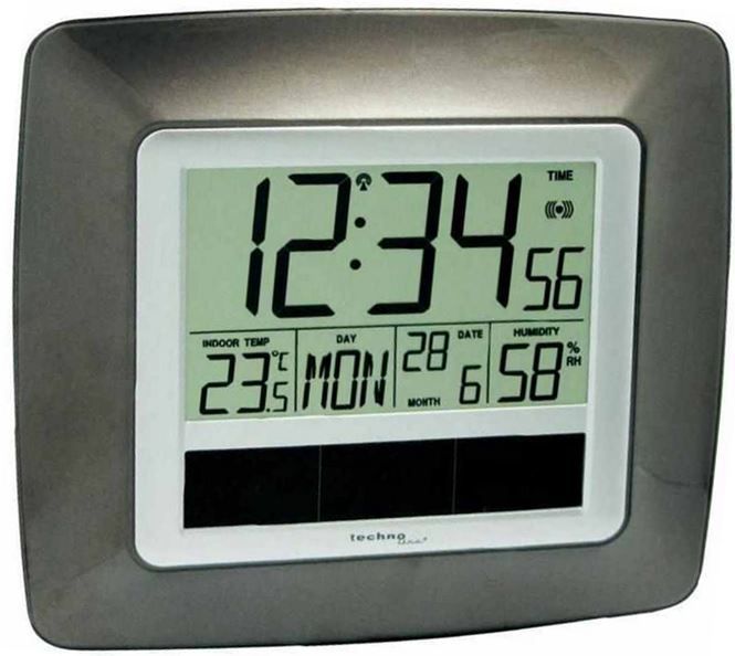 TechnoLine WS8112 - Solar Funkuhr mit Raumtemperatur und Luftfeuchtigkeits Anzeige für 9,99€ TechnoLine WS8112 Solar Funkuhr mit Raumtemperatur und Luftfeuchtigkeits Anzeige für 9,99€