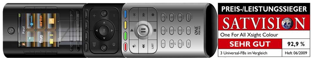 OneForAll URC 8602 Xsight - Colour Fernbedienung statt 55€ für 27,99€ OneForAll URC 8602 Xsight Colour Fernbedienung statt 55€ für 27,99€