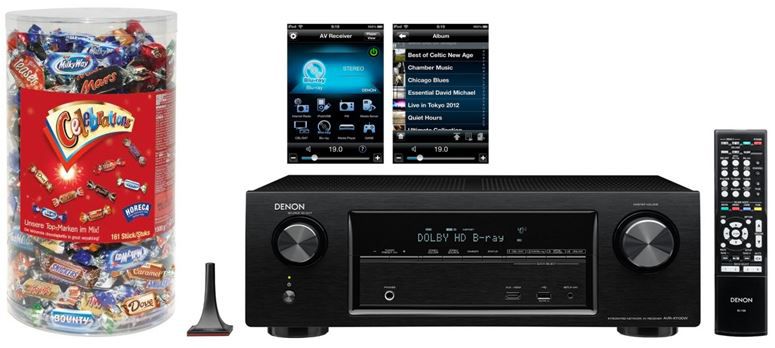Denon AVR-X1100W - 5.1 AV Surround Receiver statt 416 für 299€ Denon AVR X1100W 5.1 AV Surround Receiver statt 416 für 299€