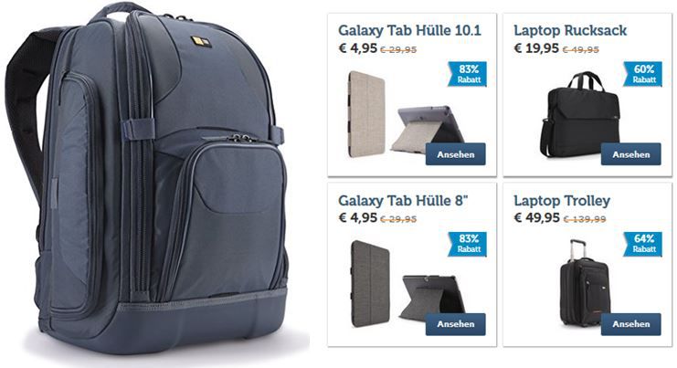 Case Logic SLRC 226 Stahl - Laptop und SLR Rucksack statt 80€ für 40,95€ Case Logic SLRC 226 Stahl Laptop und SLR Rucksack statt 80€ für 40,95€