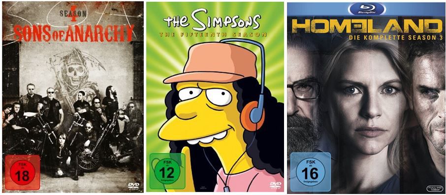 3 TV-Serien für 25€ und mehr Amazon DVD und Blu-ray Angebote 3 TV Serien für 25€ und mehr Amazon DVD und Blu ray Angebote